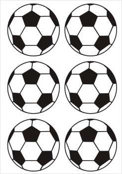 (image for) Vinyl Football Sticker - Click Image to Close
