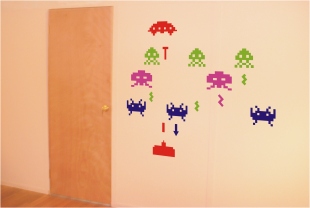 (image for) Space Invaders Vinyl Stickers - Click Image to Close