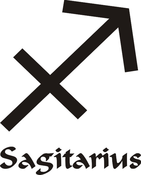 (image for) Sagitarius Star Sign Vinyl Sticker