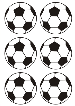 vinyl football sticker - £4.35 : vinyl stickers direct