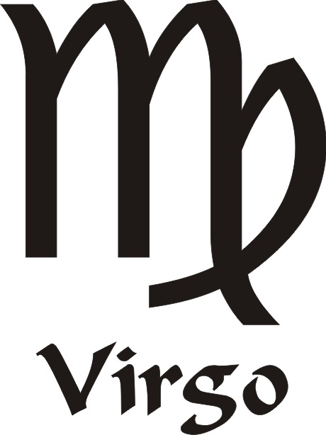 (image for) Virgo Star Sign Vinyl Sticker