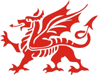 (image for) Welsh Dragon Vinyl Sticker - Click Image to Close